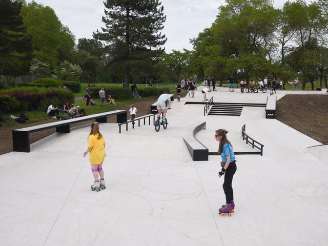 Opening of the new skate park in Stanley Park