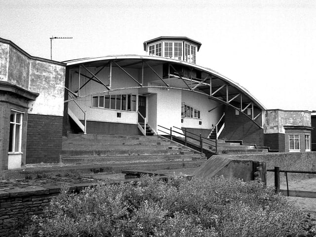 The zoo offices and an education classroom are housed in the old air traffic control building with the hangars being used to house the elephants, for food storage, animal quarantine and maintenance of the site. This was how it was in 1983. Photo courtesy of Paul Francis Airfield Research Group