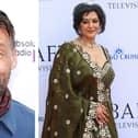 Craig Parkinson (left) is starring in Mrs Sidhu Investigates with Meera Syal (right.) Images: Getty