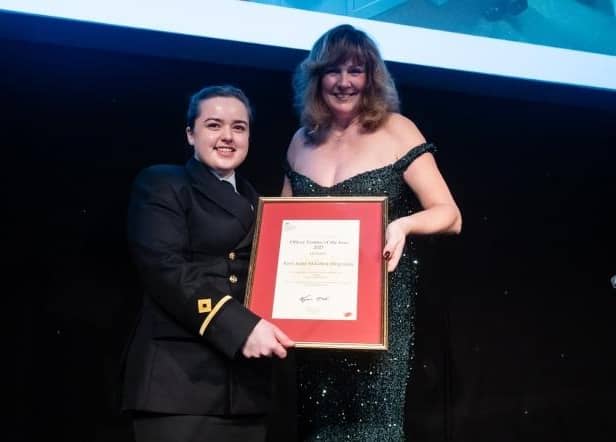 Katie Jane McGahan Hargreaves Maritime and Coastguard Agency, MCA Officer Trainee of the Year for 2023.
