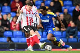 Robinson in action for Wimbledon last year