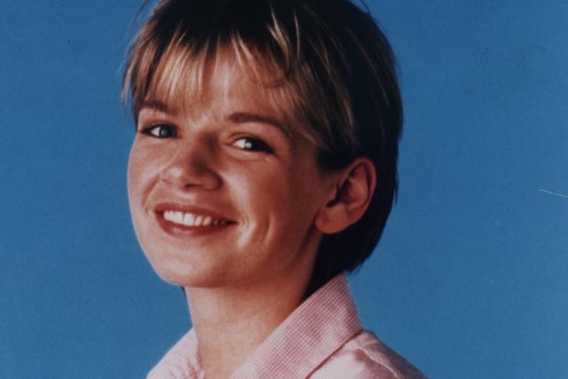 This a very early picture of Zoe Ball. She was born in Blackpool and, as we all know, has gone on to have an incredibly successful TV and radio career.