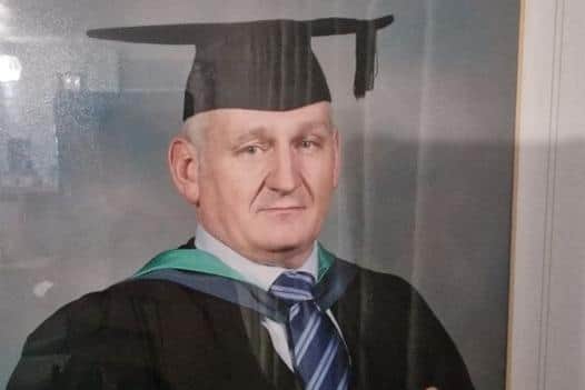 Michael was last seen at his home in Sawley Avenue, St Annes at around 7.15pm on Monday (July 24). He was wearing a red fleece, navy fire service t-shirt, dark pants and black work boots. (Photo by Lancashire Police)