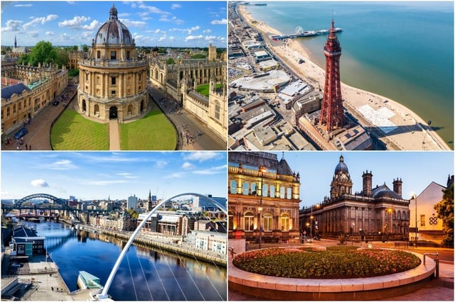 This is how the virus has impacted various cities across England