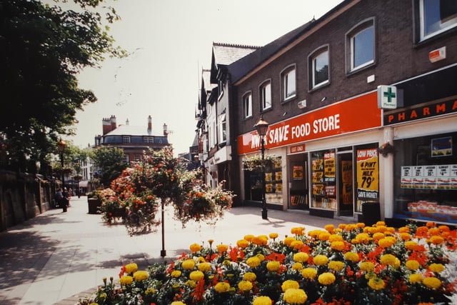 Kwik Save dominating in this scene from 1996