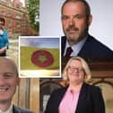 Lancashire County Council leader Phillippa Williamson (top left) and Blackpool Council Council leader Lynn Williams (bottom right) see the proposed devolution deal very differently from South Ribble Borough Council leader Paul Foster (top right) and the leader of Preston City Council Matthew Brown