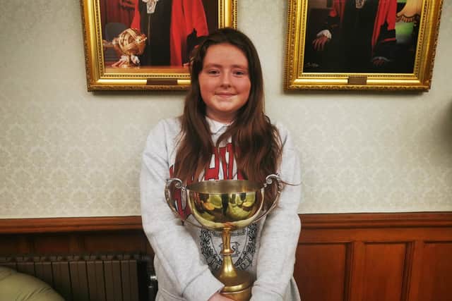 Rose Brewin, Wyre's Sheraton Trophy winner 2022