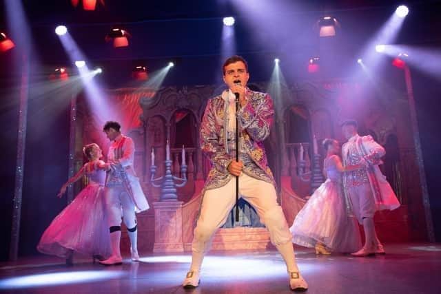 Prince Charming performing during Cinderella at Lowther Pavilion