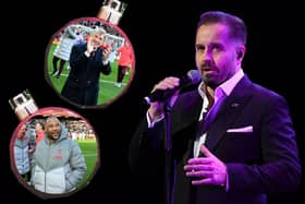 Blackpool's Alfie Boe will be performing at the Forever Reds Christmas Lunch. Images: Getty