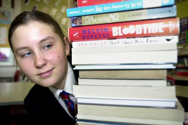 13 year-old Felicity Latus was a year 9 pupil in 2001. She had been chosen as one of twelve judges for the Childrens' Book of the Year award