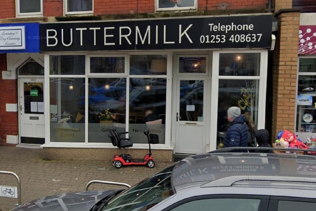 Buttermilk, at 101 Highfield Road, Blackpool was handed a four-out-of-five rating after assessment on May 5.
