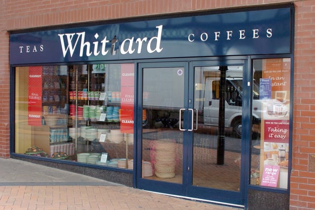 Whittard tea and coffee shop used to be in Victoria Street