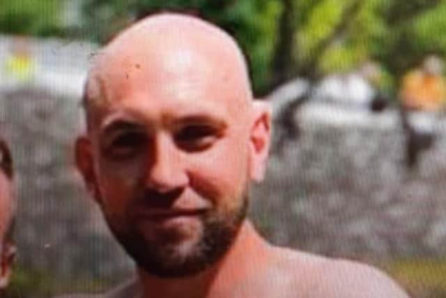 Simon Cooney, 35, from Preston, remains wanted in relation to an assault which occurred in a car in Blackpool at around 4am on Monday (August 28). (Picture by Lancashire Police)