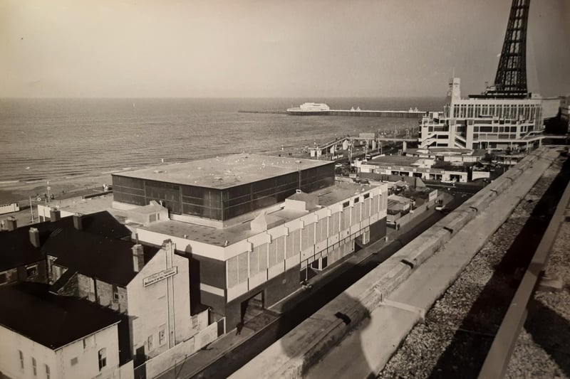 This is an aerial shot taken from Central Car Park