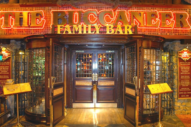 The renovated Buccaneer Family Bar at Coral Island in 2012
