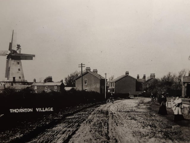 Thornton Village with a resolute Marsh Mill making its presence all those years ago