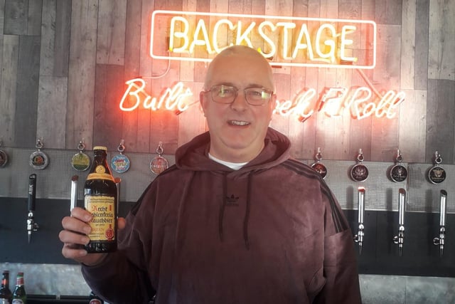 Gaz Heckman is the friendly barman at Backstage Cleveleys