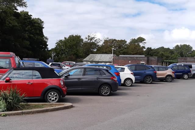 Packed out car park at Stanley Park