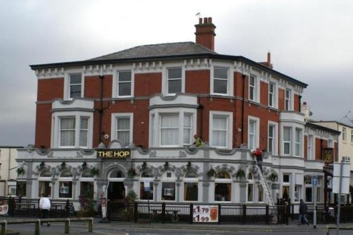 The Hop Inn, at the junction of Cookson Street and King Street, dated from the 1860s, when it was originally the Veevers Arms and closed in February 2020 after being bought by Blackpool Council from the Greene King brewery in 2017.
