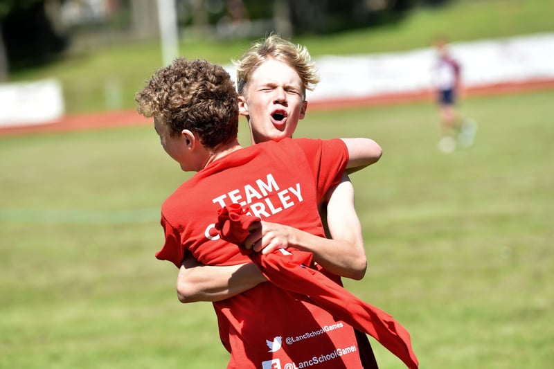 A tag rugby game