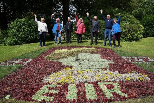 Stanley Park celebrates major events by saying it with flowers