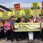 Campaigners against the Preesall quarry proposals