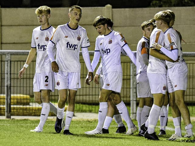 AFC Fylde defeated Doncaster Rovers in their FA Youth Cup tie Picture: Steve McLellan