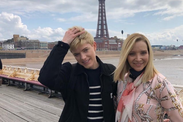 Lisa Kudrow posted this photo on Instagram, pictured with comedian Mae Martin. The pair were in the resort for the filming on Netflix series Feel Good