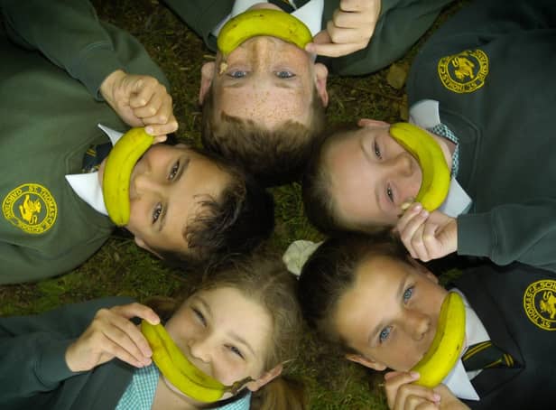 Garstang will go bananas to celebrate its 10th anniversary as a Fairtrade town later this year. Schools such as St Thomas's CE (pictured) are among the many supporters of Fairtrade