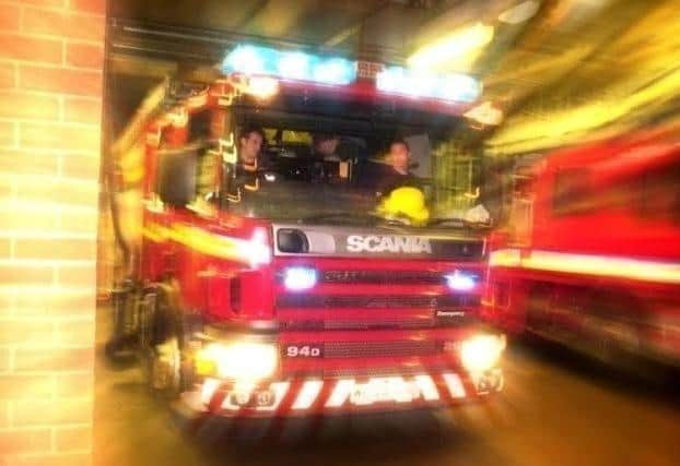 Police are investigating after firefighters were called out to a suspected arson incident in Anchorsholme