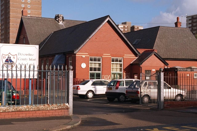 Exterior of the infant school in 1996