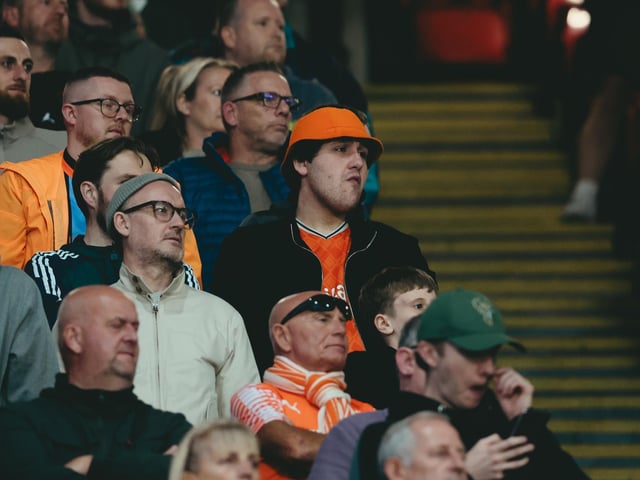 Seasiders supporters made the midweek trip to Oakwell.