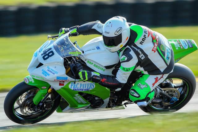 The costs of running the 100cc Kawasaki were too great for Fleetwood racer Richie Harrison and his team Picture: COLIN PORT IMAGES
