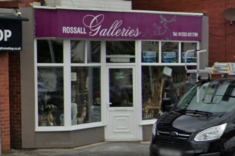 Rossall Galleries is on Rossall Road in Cleveleys