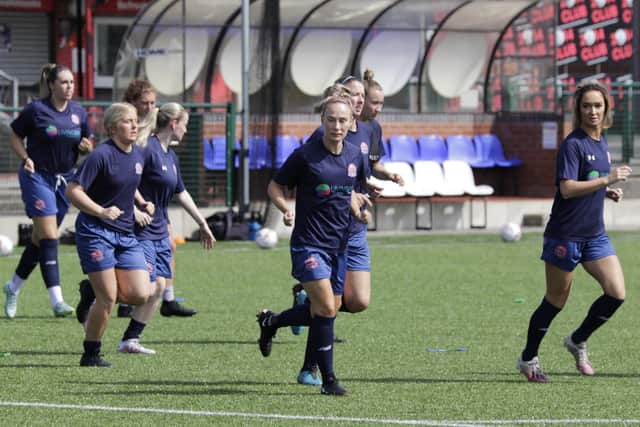 A tough day for Fylde at Nottingham Forest Picture: FYLDE WOMEN