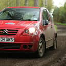 Quentin James and Tom Howe in their Citroen C2GT  at the Berwick Classic Rally and Targa Rally Picture: Pro-rally Photography