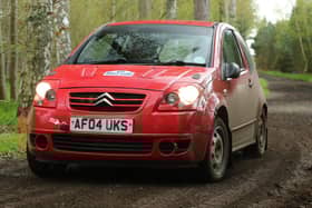 Quentin James and Tom Howe in their Citroen C2GT  at the Berwick Classic Rally and Targa Rally Picture: Pro-rally Photography