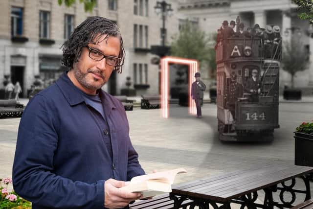Television presenter David Olusoga, familiar to viewers of the BBC’s A House Through Time, narrates a further Augmented Reality experience
