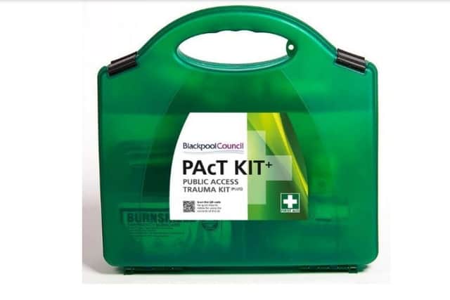Trauma kits could be made available to the public (picture - Blackpool Council)