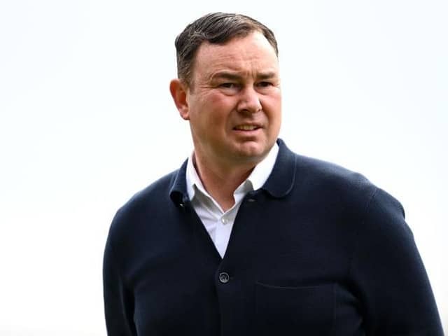 Morecambe manager Derek Adams. Photo: Gareth Copley/Getty Images