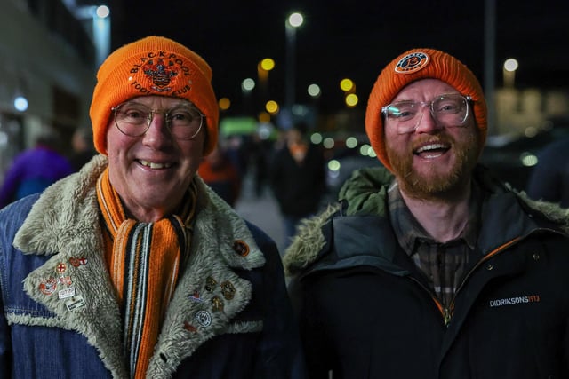 Seasiders fans showed their support in the midweek victory over Cambridge United.
