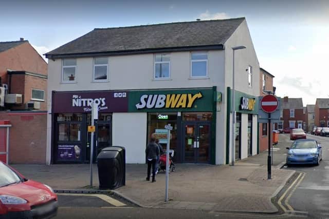 The Subway in Westcliffe Drive, Blackpool has been handed a new two-out-of-five food hygiene rating by the Food Standards Agency
