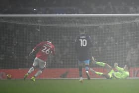 Harry Tyrer made a couple of good saves in the Boxing Day defeat to Wrexham, and couldn't do much about the goals that did go in.
