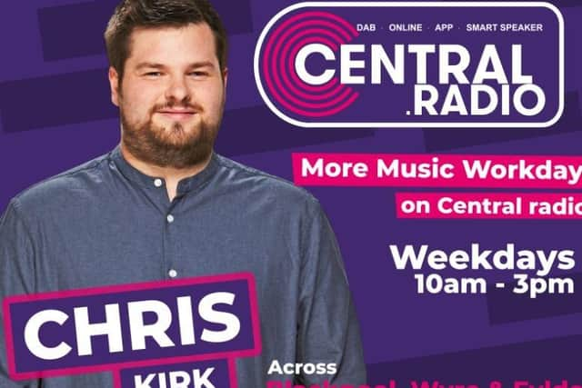 Heart Drive's Chris Kirk will now be hitting the airwaves from Blackpool Tower for Central Radio