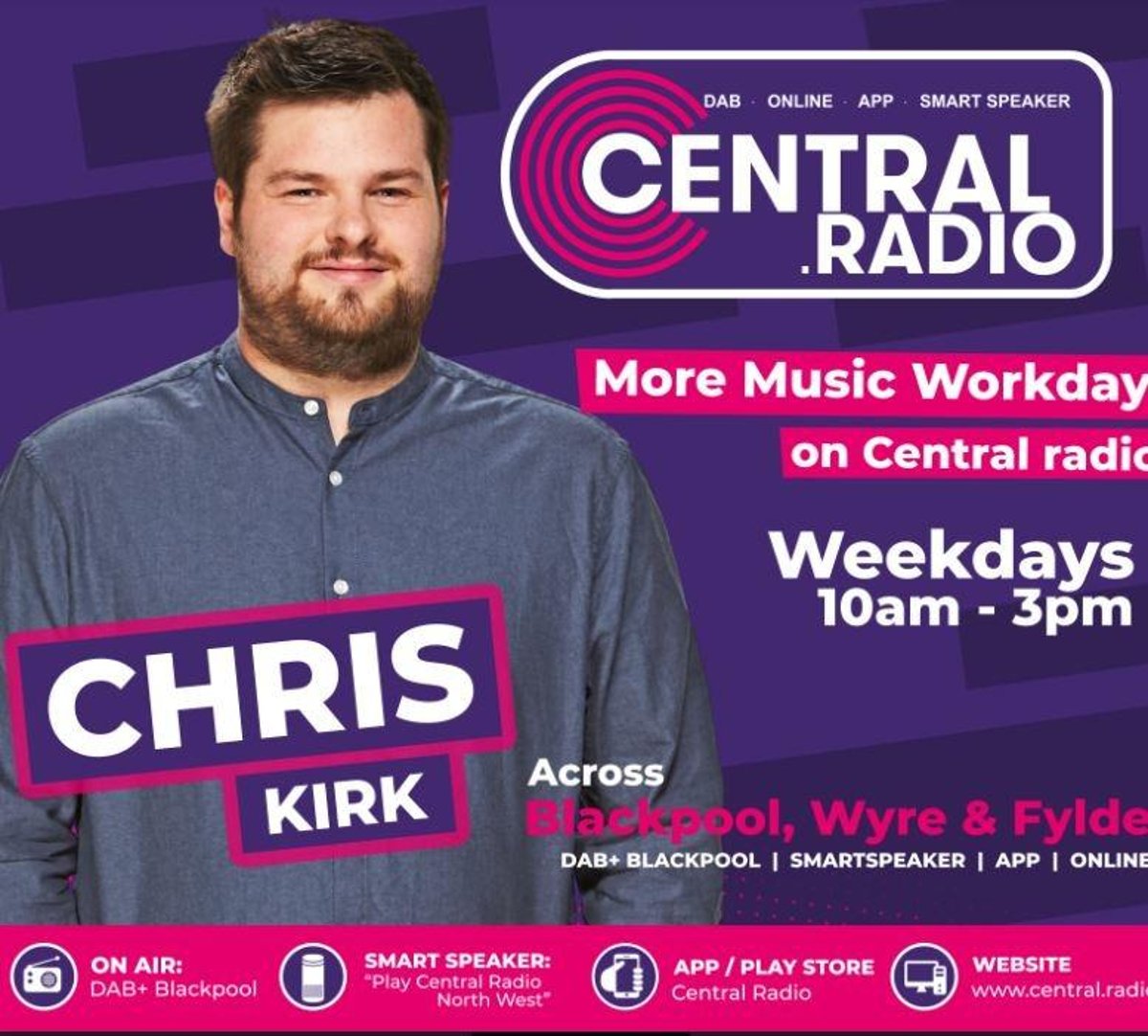 Heart Drive host Chris Kirk takes up now job with Central Radio