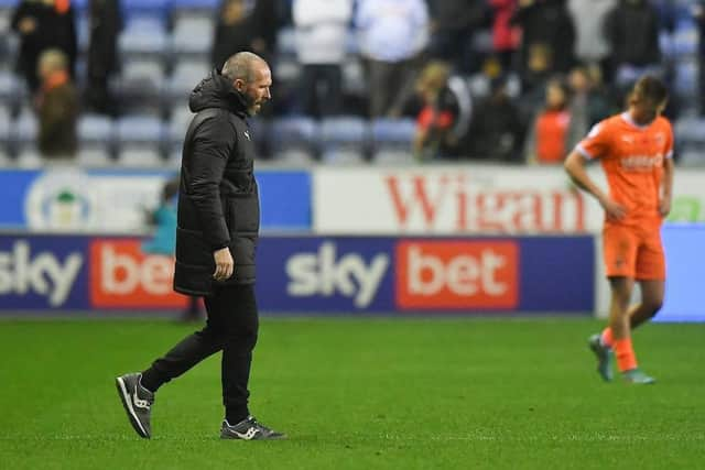 It was a tough afternoon for Michael Appleton at the DW Stadium on Saturday