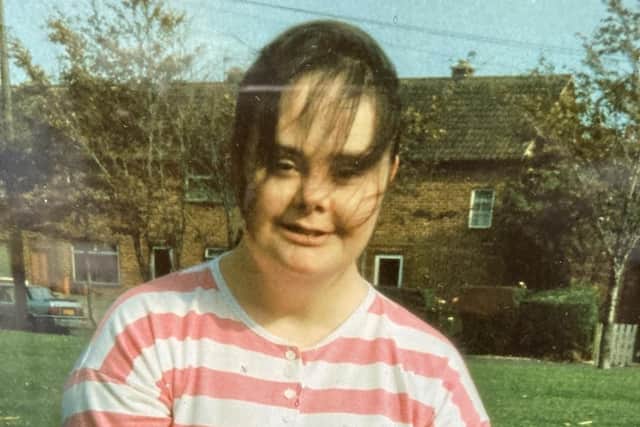 Jackie Maguire, who had Down Syndrome, became ill while living in a care home in St Annes. The 52-year-old had been detained in the home for a number of years under deprivation of liberty safeguards. She later died in hospital in 2017 from a perforated stomach ulcer and pneumonia. (Photo by Muriel Maguire)