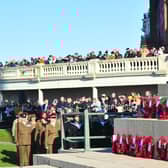 Photos from Blackpool's Remembrance Day service at the war memorial on Sunday November 10, 2019.