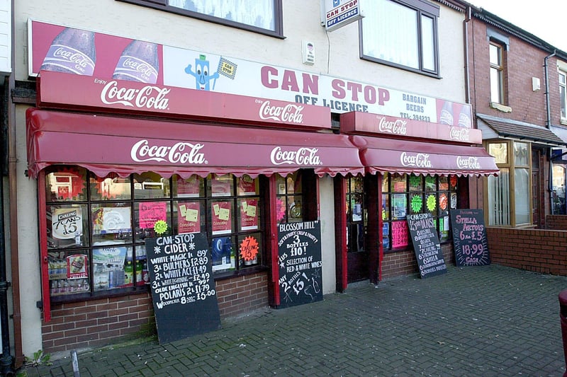Can Stop Off Licence in Talbot Road, 2001