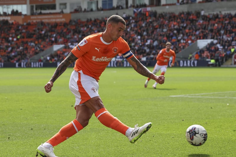 A strong performance from Norburn in the heart of the Blackpool midfield.